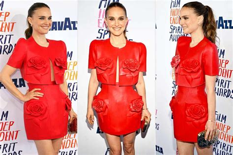 sexy natalie|Natalie Portman Puts Sexy Spin on Rosette Trend at 2024 Indie。